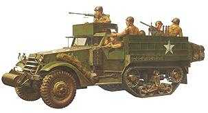 US ARMOURED PERSONNEL CARRIER M3A2 HALF TRACK 1/35