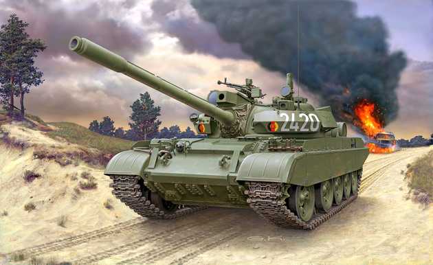 T-55 AM/AM2B 1/72 LUNGH 12.4 cm