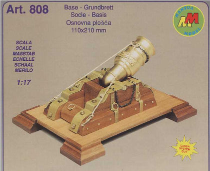 CANNONE TRABUCCO FRANCESE 1680 1/17 110x210 mm