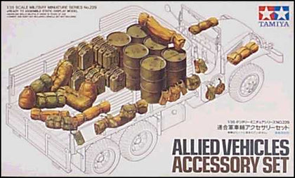 SET ACCESSORI VEICOLI ALLEATI 1/35