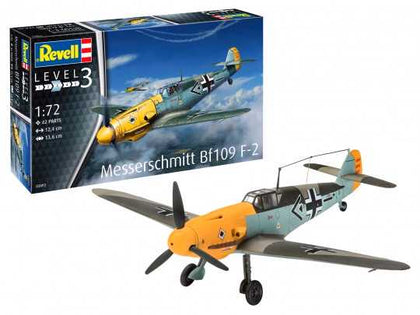 MESSERSCHMITT BF109 F-2 1/72 LUNGH 12.4 cm