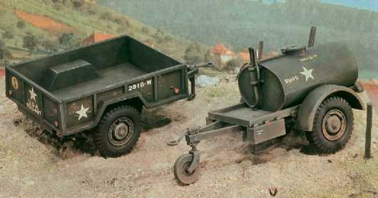 250 GAL TANK TRAILER-M101 CARGO TRAILER 1/35