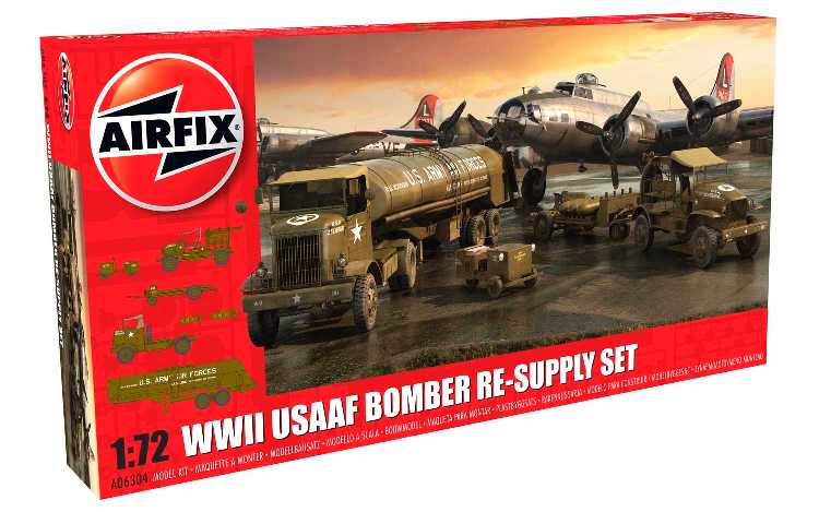 WWII USAAF BOMBER RE-SUPPLY SET 1/72