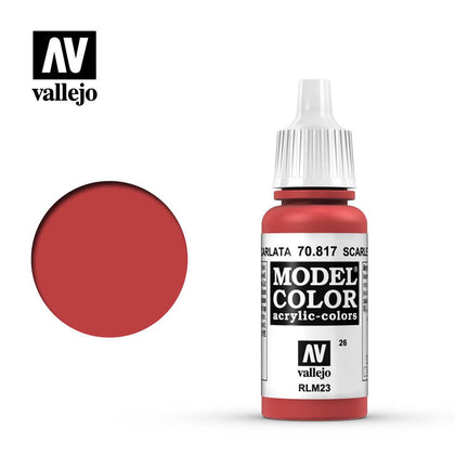 ACRILICO ROSSO SCARLATTO OPACO 17 ml