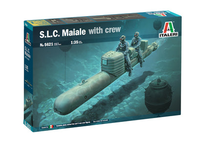 S.L.C. MAIALE WITH CREW 1/35 LUNGH 19.8 cm