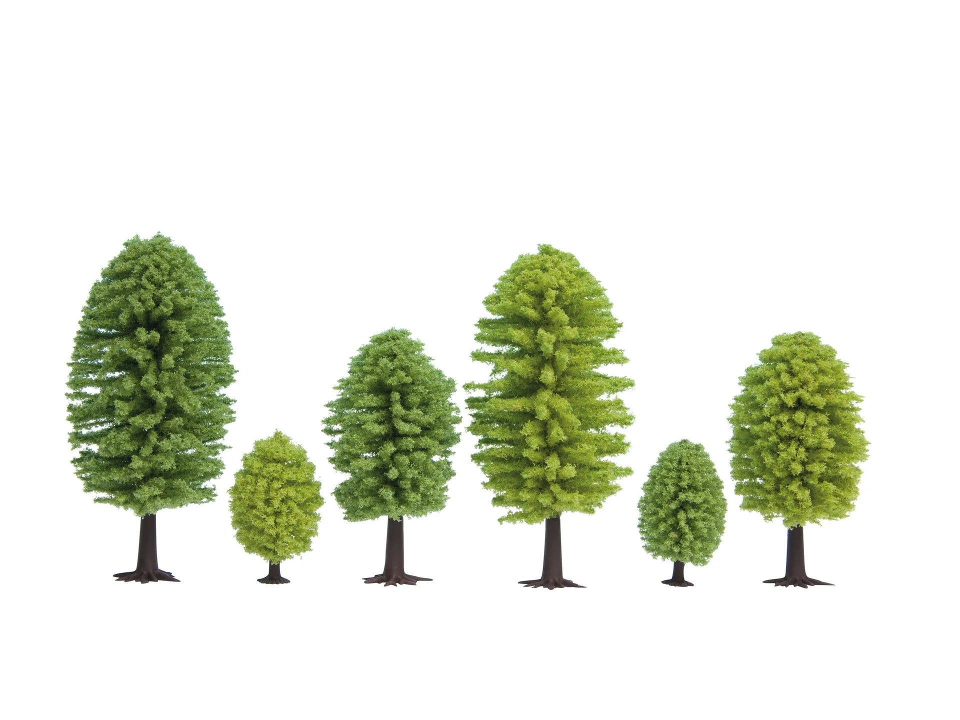 SET 10 ALBERI 3.5-5 cm H0