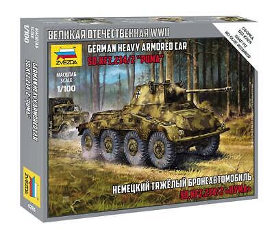 GERMAN HEAVY ARMORED CAR 1/100 SNAP FIT