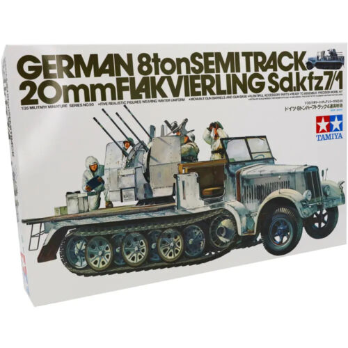 GERMAN 8ton SEMITRACK 20mm FLAKVIERLING SD.KFZ7/1 1/35