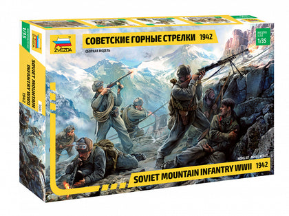 SOVIET MOUNTAIN INFANTRY WWII 1942 1/35