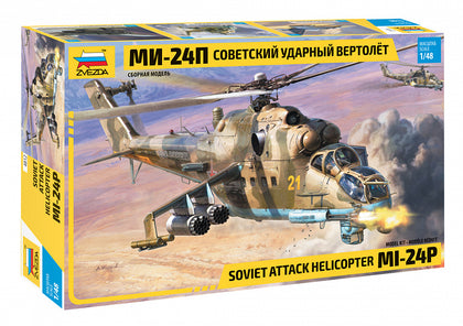 SOVIET ATTACK HELICOPTER MI-24P 1/48 LUNGH 44.7 cm
